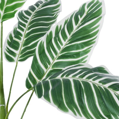 GloboStar® Artificial Garden WHITE ZEBRA 20943 Τεχνητό Διακοσμητικό Φυτό Λευκή Ζέβρα Υ90cm Διακόσμηση - Φως - Χαλιά GloboStar® Artificial Garden WHITE ZEBRA 20943 Τεχνητό Διακοσμητικό Φυτό Λευκή Ζέβρα Υ90cm Διακόσμηση - Φως - Χαλιά