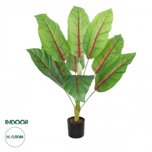 GloboStar® Artificial Garden BLOOD BANANA 20944 Διακοσμητικό Φυτό Αιματόφυλλη Μπανανιά Υ90cm Διακόσμηση - Φως - Χαλιά GloboStar® Artificial Garden BLOOD BANANA 20944 Διακοσμητικό Φυτό Αιματόφυλλη Μπανανιά Υ90cm Διακόσμηση - Φως - Χαλιά