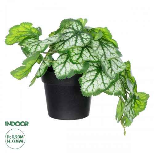 GloboStar® Artificial Garden WHITE BEGONIA PLANT 20947 Διακοσμητικό Φυτό Λευκή Μπιγόνια Φ23 x Υ16cm Διακόσμηση - Φως - Χαλιά GloboStar® Artificial Garden WHITE BEGONIA PLANT 20947 Διακοσμητικό Φυτό Λευκή Μπιγόνια Φ23 x Υ16cm Διακόσμηση - Φως - Χαλιά