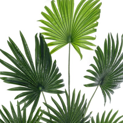GloboStar® Artificial Garden SERENOA PALM PLANT 20972 Διακοσμητικό Φυτό Φοίνικα Σερενόα Φ103 x Υ180cm Διακόσμηση - Φως - Χαλιά