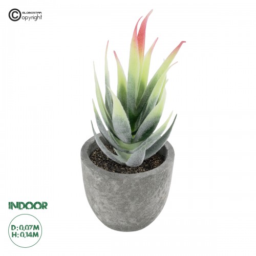 GloboStar® Artificial Garden SUCCULENT ALOE 21009 Διακοσμητικό Φυτό Παχύφυτο Αλόη Υ14cm GloboStar® Artificial Garden SUCCULENT ALOE 21009 Διακοσμητικό Φυτό Παχύφυτο Αλόη Υ14cm