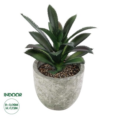 GloboStar® Artificial Garden SUCCULENT ALOE 21011 Διακοσμητικό Φυτό Παχύφυτο Αλόη Υ13cm GloboStar® Artificial Garden SUCCULENT ALOE 21011 Διακοσμητικό Φυτό Παχύφυτο Αλόη Υ13cm