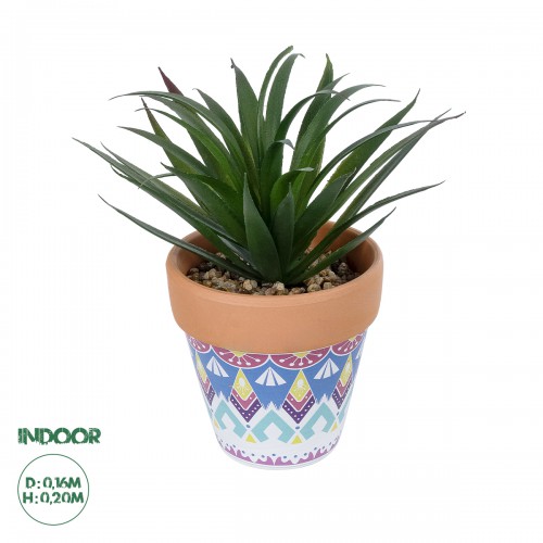 GloboStar® Artificial Garden SUCCULENT SANSEVIERIA POTTED PLANT 21047 Διακοσμητικό Φυτό Σανσεβιέρια Φ16x Υ20cm Διακόσμηση - Φως - Χαλιά GloboStar® Artificial Garden SUCCULENT SANSEVIERIA POTTED PLANT 21047 Διακοσμητικό Φυτό Σανσεβιέρια Φ16x Υ20cm Διακόσμηση - Φως - Χαλιά