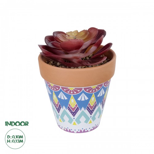 GloboStar® Artificial Garden SUCCULENT ECHEVERIA POTTED PLANT 20950 Διακοσμητικό Φυτό Εχεβέρια Φ10 x Υ13cm Διακόσμηση - Φως - Χαλιά GloboStar® Artificial Garden SUCCULENT ECHEVERIA POTTED PLANT 20950 Διακοσμητικό Φυτό Εχεβέρια Φ10 x Υ13cm Διακόσμηση - Φως - Χαλιά