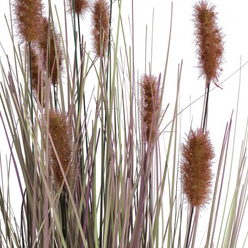 GloboStar® Artificial Garden BROWN LAGURUS 21099 Διακοσμητικό Φυτό Καφέ Λαγοουρά Υ70cm Διακόσμηση - Φως - Χαλιά