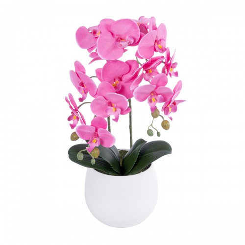 GloboStar® Artificial Garden PINK ORCHID 21116 Διακοσμητικό Φυτό Ροζ Ορχιδέα Υ45cm Διακόσμηση - Φως - Χαλιά GloboStar® Artificial Garden PINK ORCHID 21116 Διακοσμητικό Φυτό Ροζ Ορχιδέα Υ45cm Διακόσμηση - Φως - Χαλιά