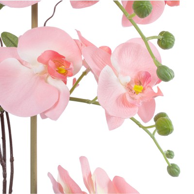GloboStar® Artificial Garden SALMON PINK ORCHID 21122 Διακοσμητικό Φυτό Ροζ-Πορτοκαλί Ορχιδέα Υ43cm Διακόσμηση - Φως - Χαλιά GloboStar® Artificial Garden SALMON PINK ORCHID 21122 Διακοσμητικό Φυτό Ροζ-Πορτοκαλί Ορχιδέα Υ43cm Διακόσμηση - Φως - Χαλιά