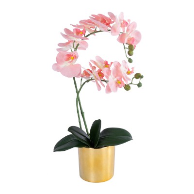 GloboStar® Artificial Garden SALMON PINK ORCHID 21129 Διακοσμητικό Φυτό Φούξια Ορχιδέα Υ43cm GloboStar® Artificial Garden SALMON PINK ORCHID 21129 Διακοσμητικό Φυτό Φούξια Ορχιδέα Υ43cm