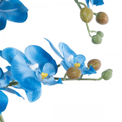 GloboStar® Artificial Garden BLUE ORCHID 21130 Διακοσμητικό Φυτό Μπλε Ορχιδέα Υ43cm GloboStar® Artificial Garden BLUE ORCHID 21130 Διακοσμητικό Φυτό Μπλε Ορχιδέα Υ43cm