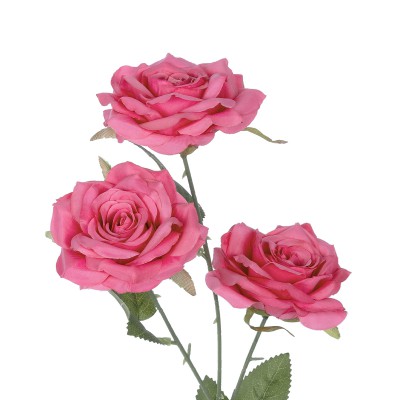 GloboStar® Artificial Garden HOT PINK ROSE BRANCH 21135 Τεχνητό Διακοσμητικό Κλαδί Τριαντάφυλλο Έντονο Ροζ Y66cm Διακόσμηση - Φως - Χαλιά GloboStar® Artificial Garden HOT PINK ROSE BRANCH 21135 Τεχνητό Διακοσμητικό Κλαδί Τριαντάφυλλο Έντονο Ροζ Y66cm Διακόσμηση - Φως - Χαλιά