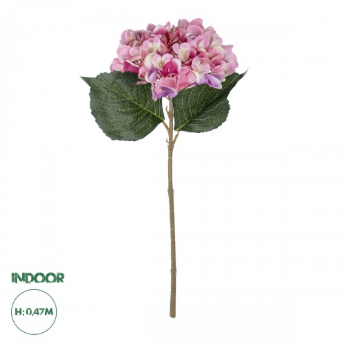 GloboStar® Artificial Garden PINK HYDRANGEA BRANCH 21140 Τεχνητό Διακοσμητικό Κλαδί έντονο Ροζ Ορτανσία Y47cm Διακόσμηση - Φως - Χαλιά GloboStar® Artificial Garden PINK HYDRANGEA BRANCH 21140 Τεχνητό Διακοσμητικό Κλαδί έντονο Ροζ Ορτανσία Y47cm Διακόσμηση - Φως - Χαλιά