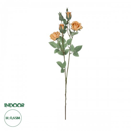 GloboStar® Artificial Garden SALMON ROSE BRANCH 21149 Τεχνητό Διακοσμητικό Κλαδί Σαμπανιζέ Τριαντάφυλλο Y65cm Διακόσμηση - Φως - Χαλιά GloboStar® Artificial Garden SALMON ROSE BRANCH 21149 Τεχνητό Διακοσμητικό Κλαδί Σαμπανιζέ Τριαντάφυλλο Y65cm Διακόσμηση - Φως - Χαλιά