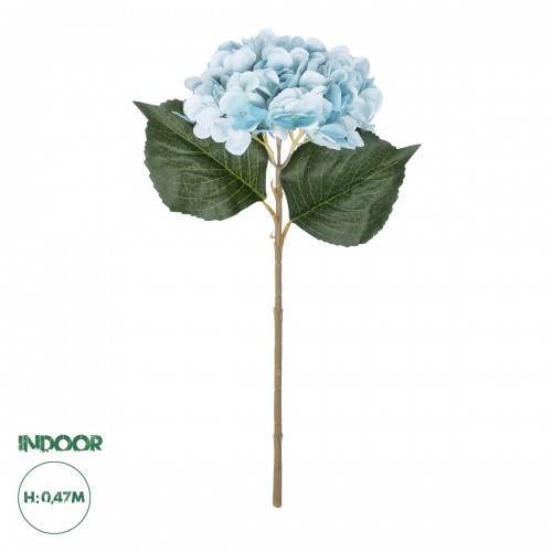 GloboStar® Artificial Garden SKY BLUE HYDRANGEA BRANCH 21177 Τεχνητό Διακοσμητικό Κλαδί Ορτανσίας Γαλάζιο Y47cm Διακόσμηση - Φως - Χαλιά GloboStar® Artificial Garden SKY BLUE HYDRANGEA BRANCH 21177 Τεχνητό Διακοσμητικό Κλαδί Ορτανσίας Γαλάζιο Y47cm Διακόσμηση - Φως - Χαλιά