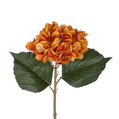 GloboStar® Artificial Garden ORANGE HYDRANGEA BRANCH 21179 Τεχνητό Διακοσμητικό Κλαδί Ορτανσίας Πορτοκαλί Y47cm Διακόσμηση - Φως - Χαλιά GloboStar® Artificial Garden ORANGE HYDRANGEA BRANCH 21179 Τεχνητό Διακοσμητικό Κλαδί Ορτανσίας Πορτοκαλί Y47cm Διακόσμηση - Φως - Χαλιά