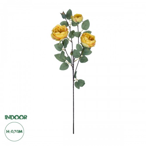 GloboStar® Artificial Garden YELLOW CLIMBING ROSE BRANCH 21186 Τεχνητό Διακοσμητικό Κλαδί Τριαντάφυλλο Κίτρινο Y70cm GloboStar® Artificial Garden YELLOW CLIMBING ROSE BRANCH 21186 Τεχνητό Διακοσμητικό Κλαδί Τριαντάφυλλο Κίτρινο Y70cm