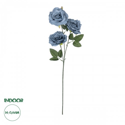 GloboStar® Artificial Garden GREY BLUE CLIMBING ROSE BRANCH 21188 Τεχνητό Διακοσμητικό Κλαδί Τριαντάφυλλο Γκρί Μπλέ Y66cm Διακόσμηση - Φως - Χαλιά GloboStar® Artificial Garden GREY BLUE CLIMBING ROSE BRANCH 21188 Τεχνητό Διακοσμητικό Κλαδί Τριαντάφυλλο Γκρί Μπλέ Y66cm Διακόσμηση - Φως - Χαλιά