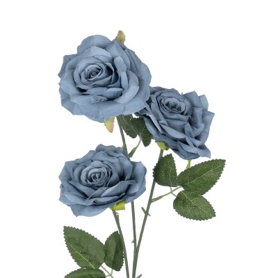GloboStar® Artificial Garden GREY BLUE CLIMBING ROSE BRANCH 21188 Τεχνητό Διακοσμητικό Κλαδί Τριαντάφυλλο Γκρί Μπλέ Y66cm Διακόσμηση - Φως - Χαλιά GloboStar® Artificial Garden GREY BLUE CLIMBING ROSE BRANCH 21188 Τεχνητό Διακοσμητικό Κλαδί Τριαντάφυλλο Γκρί Μπλέ Y66cm Διακόσμηση - Φως - Χαλιά