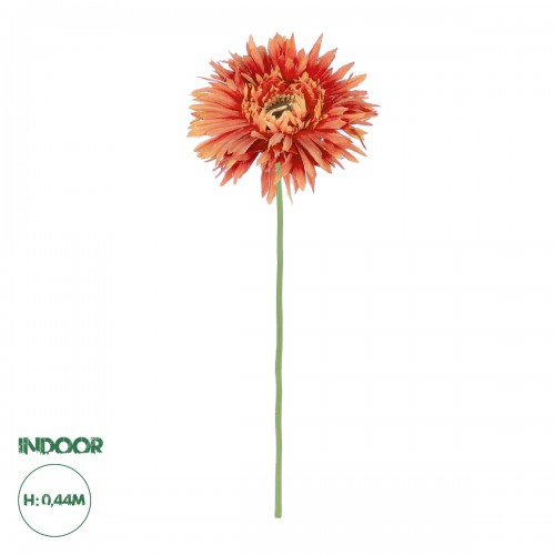 GloboStar® Artificial Garden ORANGE ROSE BRANCH 21206 Τεχνητό Διακοσμητικό Κλαδί Ζέρμπερας Πορτοκαλί Y44cm GloboStar® Artificial Garden ORANGE ROSE BRANCH 21206 Τεχνητό Διακοσμητικό Κλαδί Ζέρμπερας Πορτοκαλί Y44cm