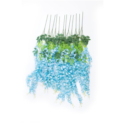 GloboStar® Artificial Garden BLUE WISTERIA FLOWER BRANCH 21515 Σετ 12 Τεχνητά Διακοσμητικά κλαδιά Βιστέριας Μπλέ Φ45 x Υ120cm GloboStar® Artificial Garden BLUE WISTERIA FLOWER BRANCH 21515 Σετ 12 Τεχνητά Διακοσμητικά κλαδιά Βιστέριας Μπλέ Φ45 x Υ120cm