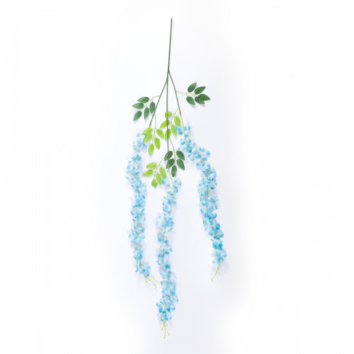 GloboStar® Artificial Garden BLUE WISTERIA FLOWER BRANCH 21515 Σετ 12 Τεχνητά Διακοσμητικά κλαδιά Βιστέριας Μπλέ Φ45 x Υ120cm GloboStar® Artificial Garden BLUE WISTERIA FLOWER BRANCH 21515 Σετ 12 Τεχνητά Διακοσμητικά κλαδιά Βιστέριας Μπλέ Φ45 x Υ120cm