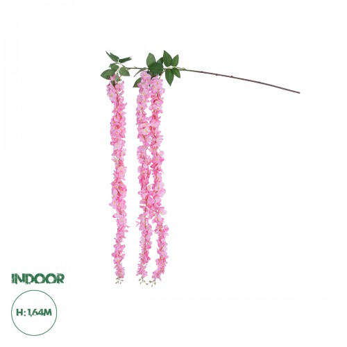 GloboStar® Artificial Garden PINK WISTERIA FLOWER BRANCH 21518 Τεχνητό Διακοσμητικό κλαδί Βιστέρια Ροζ Φ45 x Υ164cm Διακόσμηση - Φως - Χαλιά GloboStar® Artificial Garden PINK WISTERIA FLOWER BRANCH 21518 Τεχνητό Διακοσμητικό κλαδί Βιστέρια Ροζ Φ45 x Υ164cm Διακόσμηση - Φως - Χαλιά