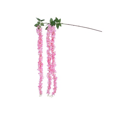 GloboStar® Artificial Garden PINK WISTERIA FLOWER BRANCH 21518 Τεχνητό Διακοσμητικό κλαδί Βιστέρια Ροζ Φ45 x Υ164cm GloboStar® Artificial Garden PINK WISTERIA FLOWER BRANCH 21518 Τεχνητό Διακοσμητικό κλαδί Βιστέρια Ροζ Φ45 x Υ164cm
