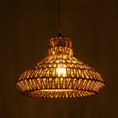 GLOBOSTAR® JENSON 00910 Boho Κρεμαστό Φωτιστικό Οροφής με Ντουί 1 x E27 AC 220-240V IP20 - Μπεζ - Μ38 x Π38 x Υ24cm GLOBOSTAR® JENSON 00910 Boho Κρεμαστό Φωτιστικό Οροφής με Ντουί 1 x E27 AC 220-240V IP20 - Μπεζ - Μ38 x Π38 x Υ24cm