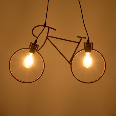 GloboStar® BIKE 00868 Vintage Κρεμαστό Φωτιστικό Οροφής Δίφωτο 2 x E27 Καφέ Σκουριά Μεταλλικό Μ67 x Π1.5 x Υ41cm Διακόσμηση - Φωτισμός - Χαλιά GloboStar® BIKE 00868 Vintage Κρεμαστό Φωτιστικό Οροφής Δίφωτο 2 x E27 Καφέ Σκουριά Μεταλλικό Μ67 x Π1.5 x Υ41cm Διακόσμηση - Φωτισμός - Χαλιά