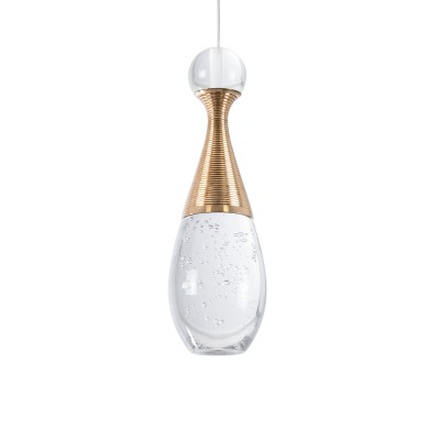 GLOBOSTAR® JADORE 01232 Μοντέρνο Κρεμαστό Φωτιστικό Οροφής LED 5W 400lm 120° AC 220-240V IP20 Θερμό Λευκό 3000K - Lumileds SMD Chip - Χρυσό & Διάφανο - Μ8 x Π8 x Υ26cm - 2 Χρόνια Εγγύηση GLOBOSTAR® JADORE 01232 Μοντέρνο Κρεμαστό Φωτιστικό Οροφής LED 5W 400lm 120° AC 220-240V IP20 Θερμό Λευκό 3000K - Lumileds SMD Chip - Χρυσό & Διάφανο - Μ8 x Π8 x Υ26cm - 2 Χρόνια Εγγύηση