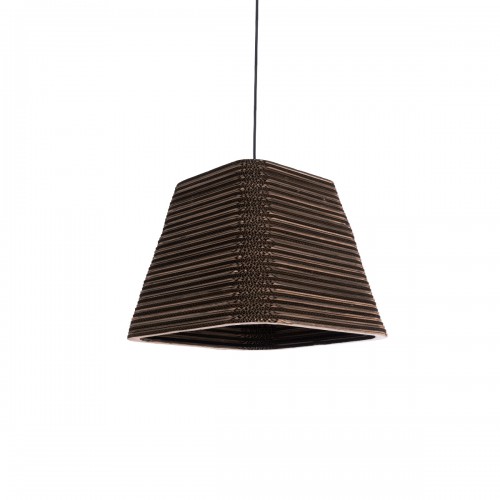 GloboStar® CORFU 01295 Vintage Κρεμαστό Φωτιστικό Οροφής Μονόφωτο 3D από Επεξεργασμένο Σκληρό Καφέ Χαρτόνι Καμπάνα Φ38 x Y31cm Διακόσμηση - Φωτισμός - Χαλιά GloboStar® CORFU 01295 Vintage Κρεμαστό Φωτιστικό Οροφής Μονόφωτο 3D από Επεξεργασμένο Σκληρό Καφέ Χαρτόνι Καμπάνα Φ38 x Y31cm Διακόσμηση - Φωτισμός - Χαλιά