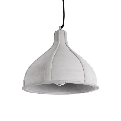 GLOBOSTAR® TRIBECA 01326 Μοντέρνο Κρεμαστό Φωτιστικό Οροφής με Ντουί 1 x E27 AC 220-240V IP20 - Γκρι - Μ30 x Π30 x Υ27cm