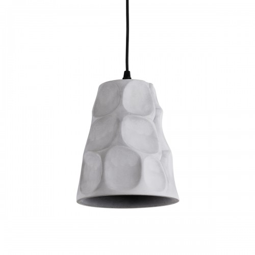 GloboStar® COMO 01327 Μοντέρνο Industrial Κρεμαστό Φωτιστικό Οροφής Μονόφωτο Γκρι Τσιμέντο Καμπάνα Φ18 x Y23cm Διακόσμηση - Φωτισμός - Χαλιά