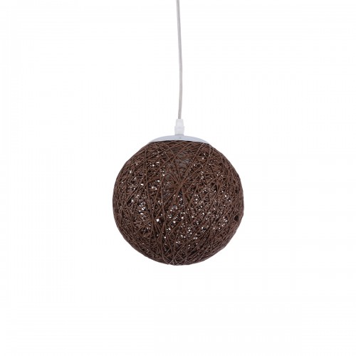 GLOBOSTAR® OCEANA 01354 Boho Κρεμαστό Φωτιστικό Οροφής με Ντουί 1 x E27 AC 220-240V IP20 - Καφέ - Μ20 x Π20 x Υ20cm GLOBOSTAR® OCEANA 01354 Boho Κρεμαστό Φωτιστικό Οροφής με Ντουί 1 x E27 AC 220-240V IP20 - Καφέ - Μ20 x Π20 x Υ20cm