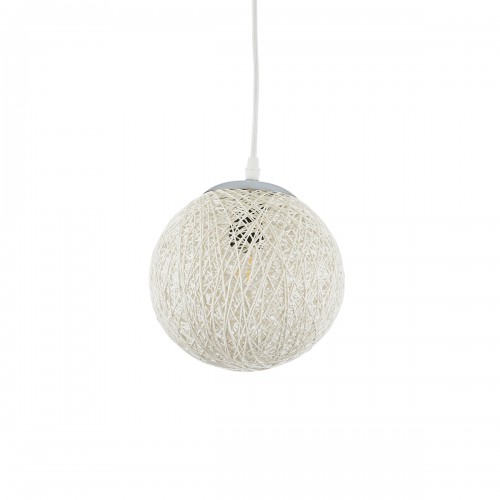 GLOBOSTAR® OCEANA 01355 Boho Κρεμαστό Φωτιστικό Οροφής με Ντουί 1 x E27 AC 220-240V IP20 - Λευκό - Μ20 x Π20 x Υ20cm GLOBOSTAR® OCEANA 01355 Boho Κρεμαστό Φωτιστικό Οροφής με Ντουί 1 x E27 AC 220-240V IP20 - Λευκό - Μ20 x Π20 x Υ20cm