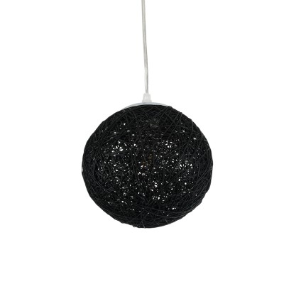 GLOBOSTAR® OCEANA 01356 Boho Κρεμαστό Φωτιστικό Οροφής με Ντουί 1 x E27 AC 220-240V IP20 - Μαύρο - Μ20 x Π20 x Υ20cm GLOBOSTAR® OCEANA 01356 Boho Κρεμαστό Φωτιστικό Οροφής με Ντουί 1 x E27 AC 220-240V IP20 - Μαύρο - Μ20 x Π20 x Υ20cm