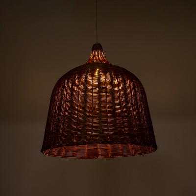 GloboStar® BAHAMAS 01369 Vintage Κρεμαστό Φωτιστικό Οροφής Μονόφωτο 1 x E27 Καφέ Σκούρο Ξύλινο Ψάθινο Bamboo Φ60 x Υ60cm Διακόσμηση - Φωτισμός - Χαλιά GloboStar® BAHAMAS 01369 Vintage Κρεμαστό Φωτιστικό Οροφής Μονόφωτο 1 x E27 Καφέ Σκούρο Ξύλινο Ψάθινο Bamboo Φ60 x Υ60cm Διακόσμηση - Φωτισμός - Χαλιά
