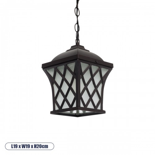 GloboStar® LINCOLN 01399 Vintage Industrial Κρεμαστό Φωτιστικό Οροφής Μονόφωτο 1 x E27 Σκούρο Καφέ Μεταλλικό Πλέγμα Μ8.5 x Π8.5 x Υ26cm Διακόσμηση - Φωτισμός - Χαλιά GloboStar® LINCOLN 01399 Vintage Industrial Κρεμαστό Φωτιστικό Οροφής Μονόφωτο 1 x E27 Σκούρο Καφέ Μεταλλικό Πλέγμα Μ8.5 x Π8.5 x Υ26cm Διακόσμηση - Φωτισμός - Χαλιά