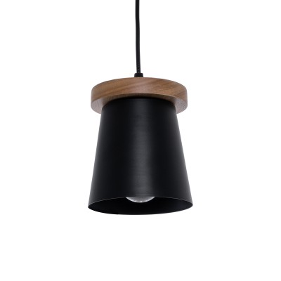 GLOBOSTAR® LANA 01424 Μοντέρνο Κρεμαστό Φωτιστικό Οροφής με Ντουί 1 x E27 AC 220-240V IP20 - Μαύρο & Καφέ - Μ13 x Π13 x Y17cm GLOBOSTAR® LANA 01424 Μοντέρνο Κρεμαστό Φωτιστικό Οροφής με Ντουί 1 x E27 AC 220-240V IP20 - Μαύρο & Καφέ - Μ13 x Π13 x Y17cm