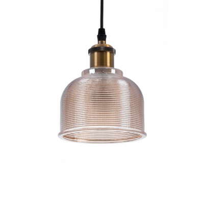 GLOBOSTAR® SEGRETO 01448 Vintage Κρεμαστό Φωτιστικό Οροφής με Ντουί 1 x E27 AC 220-240V IP20 - Διάφανο & Χρυσό - Μ14 x Π14 x Υ18cm GLOBOSTAR® SEGRETO 01448 Vintage Κρεμαστό Φωτιστικό Οροφής με Ντουί 1 x E27 AC 220-240V IP20 - Διάφανο & Χρυσό - Μ14 x Π14 x Υ18cm