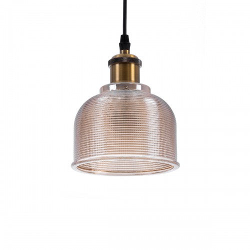 GLOBOSTAR® SEGRETO 01448 Vintage Κρεμαστό Φωτιστικό Οροφής με Ντουί 1 x E27 AC 220-240V IP20 - Διάφανο & Χρυσό - Μ14 x Π14 x Υ18cm GLOBOSTAR® SEGRETO 01448 Vintage Κρεμαστό Φωτιστικό Οροφής με Ντουί 1 x E27 AC 220-240V IP20 - Διάφανο & Χρυσό - Μ14 x Π14 x Υ18cm