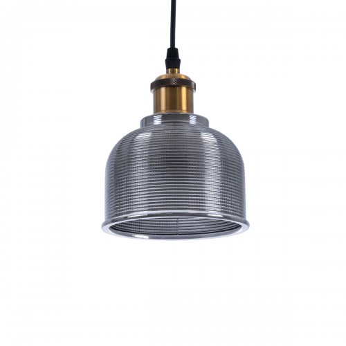 GLOBOSTAR® SEGRETO 01449 Vintage Κρεμαστό Φωτιστικό Οροφής με Ντουί 1 x E27 AC 220-240V IP20 - Γκρι & Χρυσό - Μ14 x Π14 x Υ18cm GLOBOSTAR® SEGRETO 01449 Vintage Κρεμαστό Φωτιστικό Οροφής με Ντουί 1 x E27 AC 220-240V IP20 - Γκρι & Χρυσό - Μ14 x Π14 x Υ18cm
