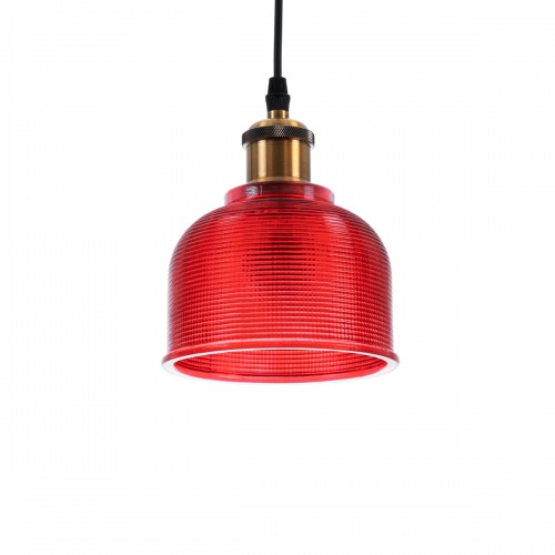 GLOBOSTAR® SEGRETO 01450 Vintage Κρεμαστό Φωτιστικό Οροφής με Ντουί 1 x E27 AC 220-240V IP20 - Κόκκινο & Χρυσό - Μ14 x Π14 x Υ18cm GLOBOSTAR® SEGRETO 01450 Vintage Κρεμαστό Φωτιστικό Οροφής με Ντουί 1 x E27 AC 220-240V IP20 - Κόκκινο & Χρυσό - Μ14 x Π14 x Υ18cm