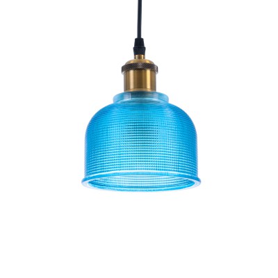 GLOBOSTAR® SEGRETO 01452 Vintage Κρεμαστό Φωτιστικό Οροφής με Ντουί 1 x E27 AC 220-240V IP20 - Μπλε & Χρυσό - Μ14 x Π14 x Υ18cm GLOBOSTAR® SEGRETO 01452 Vintage Κρεμαστό Φωτιστικό Οροφής με Ντουί 1 x E27 AC 220-240V IP20 - Μπλε & Χρυσό - Μ14 x Π14 x Υ18cm