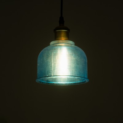 GLOBOSTAR® SEGRETO 01452 Vintage Κρεμαστό Φωτιστικό Οροφής με Ντουί 1 x E27 AC 220-240V IP20 - Μπλε & Χρυσό - Μ14 x Π14 x Υ18cm GLOBOSTAR® SEGRETO 01452 Vintage Κρεμαστό Φωτιστικό Οροφής με Ντουί 1 x E27 AC 220-240V IP20 - Μπλε & Χρυσό - Μ14 x Π14 x Υ18cm