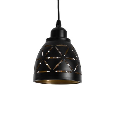 GLOBOSTAR® COOLIE 01475 Μοντέρνο Κρεμαστό Φωτιστικό Οροφής με Ντουί 1 x E27 AC 220-240V IP20 - Μαύρο & Χρυσό - Μ13 x Π13 x Υ14cm GLOBOSTAR® COOLIE 01475 Μοντέρνο Κρεμαστό Φωτιστικό Οροφής με Ντουί 1 x E27 AC 220-240V IP20 - Μαύρο & Χρυσό - Μ13 x Π13 x Υ14cm