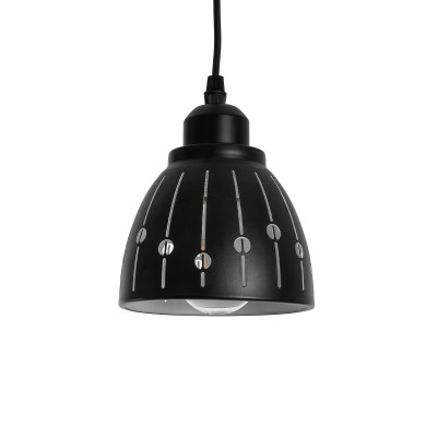 GLOBOSTAR® COOLIE 01476 Μοντέρνο Κρεμαστό Φωτιστικό Οροφής με Ντουί 1 x E27 AC 220-240V IP20 - Μαύρο & Ασημί - Μ12.5 x Π12.5 x Υ11.5cm GLOBOSTAR® COOLIE 01476 Μοντέρνο Κρεμαστό Φωτιστικό Οροφής με Ντουί 1 x E27 AC 220-240V IP20 - Μαύρο & Ασημί - Μ12.5 x Π12.5 x Υ11.5cm