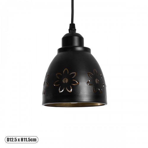 GLOBOSTAR® COOLIE 01479 Μοντέρνο Κρεμαστό Φωτιστικό Οροφής με Ντουί 1 x E27 AC 220-240V IP20 - Μαύρο & Χρυσό - Μ12.5 x Π12.5 x Υ11.5cm GLOBOSTAR® COOLIE 01479 Μοντέρνο Κρεμαστό Φωτιστικό Οροφής με Ντουί 1 x E27 AC 220-240V IP20 - Μαύρο & Χρυσό - Μ12.5 x Π12.5 x Υ11.5cm