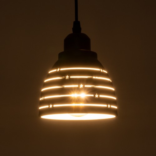 GLOBOSTAR® COOLIE 01483 Μοντέρνο Κρεμαστό Φωτιστικό Οροφής με Ντουί 1 x E27 AC 220-240V IP20 - Μαύρο & Ασημί - Μ12.5 x Π12.5 x Υ11.5cm GLOBOSTAR® COOLIE 01483 Μοντέρνο Κρεμαστό Φωτιστικό Οροφής με Ντουί 1 x E27 AC 220-240V IP20 - Μαύρο & Ασημί - Μ12.5 x Π12.5 x Υ11.5cm
