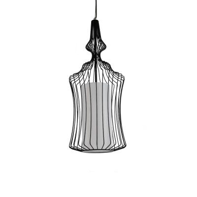 GLOBOSTAR® LILY 01559 Vintage Κρεμαστό Φωτιστικό Οροφής με Ντουί 1 x E27 AC 220-240V IP20 - Μαύρο & Λευκό - Μ25 x Π25 x Υ61cm GLOBOSTAR® LILY 01559 Vintage Κρεμαστό Φωτιστικό Οροφής με Ντουί 1 x E27 AC 220-240V IP20 - Μαύρο & Λευκό - Μ25 x Π25 x Υ61cm