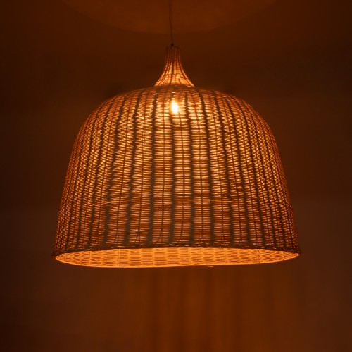 GloboStar® BAHAMAS 01570 Vintage Κρεμαστό Φωτιστικό Οροφής Μονόφωτο 1 x E27 Μπεζ Ξύλινο Ψάθινο Bamboo Φ90 x Υ90cm Διακόσμηση - Φωτισμός - Χαλιά GloboStar® BAHAMAS 01570 Vintage Κρεμαστό Φωτιστικό Οροφής Μονόφωτο 1 x E27 Μπεζ Ξύλινο Ψάθινο Bamboo Φ90 x Υ90cm Διακόσμηση - Φωτισμός - Χαλιά